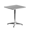 23.5'' Square Aluminum Indoor-Outdoor Table with Base - Flash Furniture