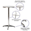 23.5'' Round Aluminum Indoor-Outdoor Bar Height Table - Flash Furniture