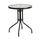 23.75'' Round Tempered Glass Metal Table - Flash Furniture