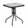 23.5'' Square Tempered Glass Metal Table - Flash Furniture