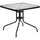 31.5'' Square Tempered Glass Metal Table - Flash Furniture