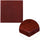 24'' Square High-Gloss Mahogany Resin Table Top with 2'' Thick Drop-Lip - Flash Furniture