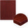 24'' x 30'' Rectangular High-Gloss Mahogany Resin Table Top with 2'' Thick Edge - Flash Furniture