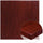 36'' Square High-Gloss Mahogany Resin Table Top with 2'' Thick Drop-Lip - Flash Furniture