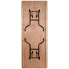 8-Foot Rectangular Wood Folding Banquet Table with Clear Coated Finished Top - Flash Furniture