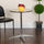 36'' Round Wood Cocktail Table with 30'' and 42'' Columns - Flash Furniture