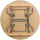 4-Foot Round HEAVY DUTY Birchwood Folding Banquet Table with METAL Edges - Flash Furniture