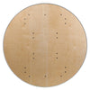 4-Foot Round HEAVY DUTY Birchwood Folding Banquet Table with METAL Edges - Flash Furniture