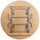 5-Foot Round HEAVY DUTY Birchwood Folding Banquet Table with METAL Edges - Flash Furniture