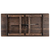 7' x 40'' Farm Style Dining Table with X-Legs for Commercial and Residential Use - Flash Furniture