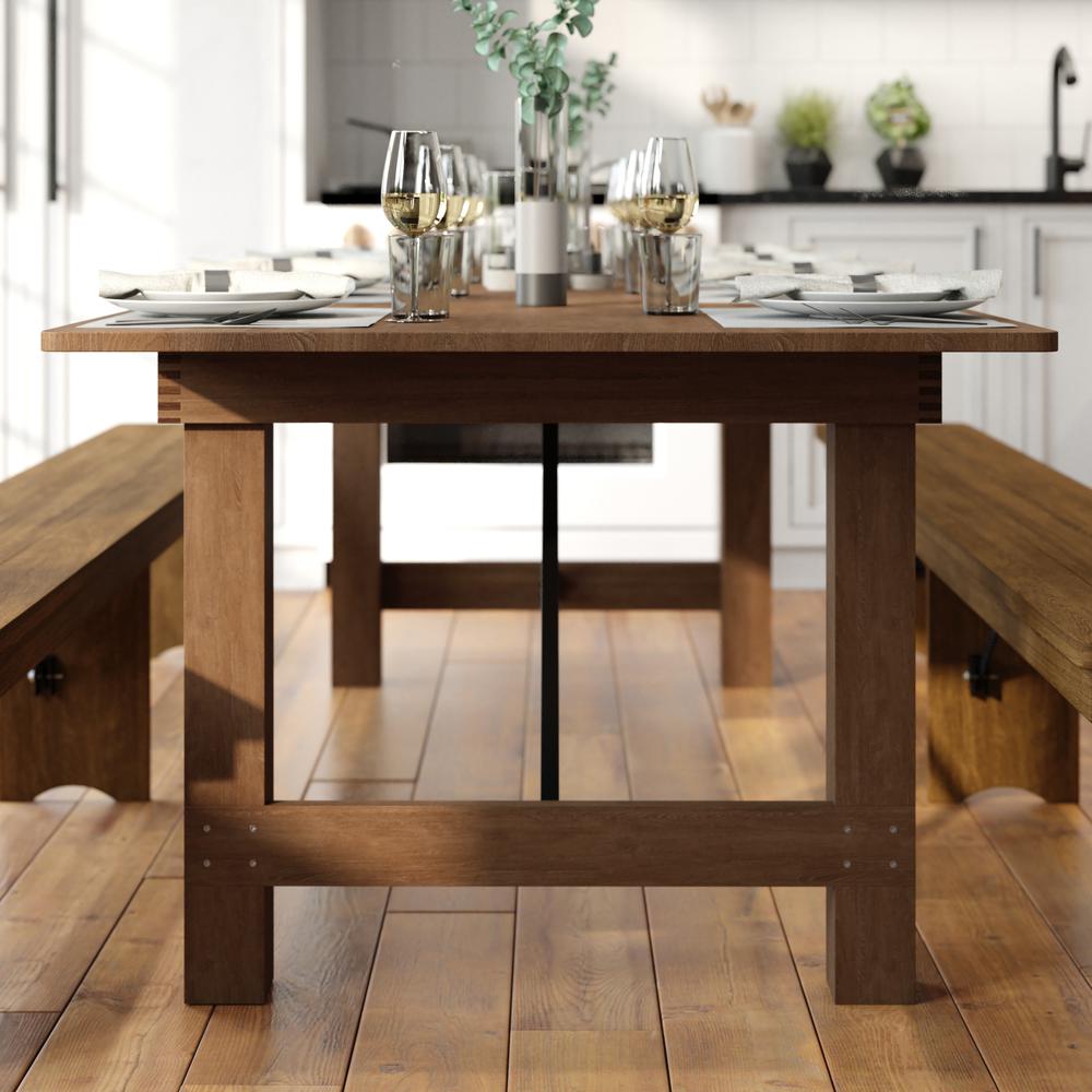 Farmhouse Dining Table - Flash Furniture