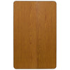 36''W x 72''L Oak Thermal Activity Table - Height Adjustable Short Legs - Flash Furniture