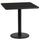 24'' Square Black Laminate Table Top with 18'' Round Table Height Base - Flash Furniture