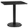 30'' Square Black Laminate Table Top with 18'' Round Table Height Base - Flash Furniture