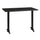 30'' x 42'' Rectangular Black Table Top with 5'' x 22'' Table Height Bases - Flash Furniture