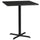 36'' Square Black Laminate Table Top with 30'' x 30'' Bar Height Table Base - Flash Furniture