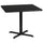 36'' Square Black Laminate Table Top with 30'' x 30'' Table Height Base - Flash Furniture