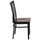 Black School House Back Metal Restaurant Chair - Walnut Wood Seat - Flash Furniture