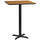 24'' Square Natural Laminate Table Top with 22'' x 22'' Bar Height Table Base - Flash Furniture