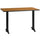 30'' x 48'' Rectangular Natural Table Top with 5'' x 22'' Table Height Bases - Flash Furniture