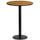 24'' Round Natural Laminate Table Top with 18'' Round Bar Height Table Base - Flash Furniture