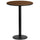 24'' Round Walnut Laminate Table Top with 18'' Round Bar Height Table Base - Flash Furniture