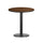 24'' Round Walnut Laminate Table Top with 18'' Round Table Height Base - Flash Furniture