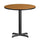 30'' Round Natural Laminate Table Top with 22'' x 22'' Table Height Base - Flash Furniture