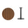 30'' Round Walnut Laminate Table Top with 18'' Round Table Height Base - Flash Furniture