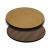30'' Round Table Top with Natural or Walnut Reversible Laminate Top - Flash Furniture
