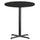 36'' Round Black Laminate Table Top with 30'' x 30'' Bar Height Table Base - Flash Furniture