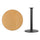 36'' Round Natural Laminate Table Top with 24'' Round Bar Height Table Base - Flash Furniture