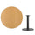 42'' Round Natural Laminate Table Top with 24'' Round Table Height Base - Flash Furniture
