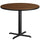 42'' Round Walnut Laminate Table Top with 33'' x 33'' Table Height Base - Flash Furniture