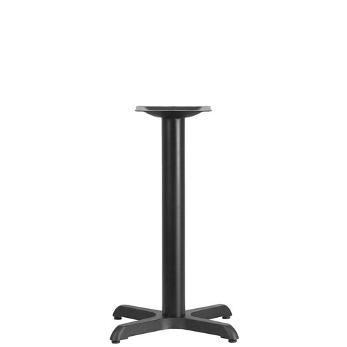 22'' x 22'' Restaurant Table X-Base with 3'' Dia. Table Height Column - Flash Furniture
