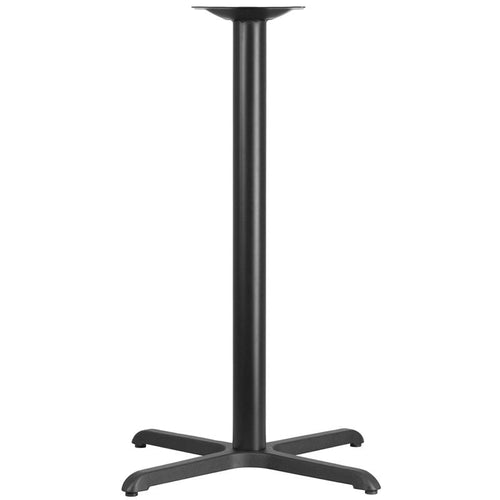 30'' x 30'' Restaurant Table X-Base with 3'' Dia. Bar Height Column - Flash Furniture