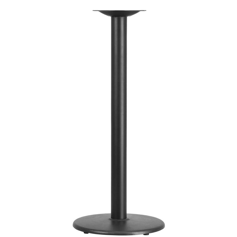 18'' Round Restaurant Table Base with 3'' Dia. Bar Height Column - Flash Furniture