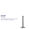 18'' Round Restaurant Table Base with 3'' Dia. Bar Height Column - Flash Furniture