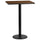 24'' x 30'' Rectangular Walnut Table Top with 18'' Round Bar Height Table Base - Flash Furniture