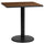 30'' Square Walnut Laminate Table Top with 18'' Round Table Height Base - Flash Furniture