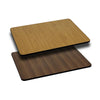 30'' x 42'' Rectangular Table Top with Natural or Walnut Reversible Laminate Top - Flash Furniture