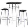 Bar Height Table Set with Padded Stools - Flash Furniture