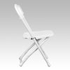 Kids White Plastic Folding Chair - Flash Furniture