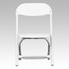 Kids White Plastic Folding Chair - Flash Furniture