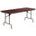 6-Foot High Pressure Mahogany Laminate Folding Banquet Table - Flash Furniture