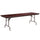 8-Foot High Pressure Mahogany Laminate Folding Banquet Table - Flash Furniture