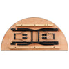 4-Foot Half-Round Wood Folding Banquet Table - Flash Furniture