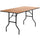 5-Foot Rectangular Wood Folding Banquet Table with Clear Coated Finished Top - Flash Furniture