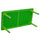 24''W x 48''L Rectangular Green Plastic Height Adjustable Activity Table - Flash Furniture