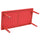 24''W x 48''L Rectangular Red Plastic Height Adjustable Activity Table - Flash Furniture